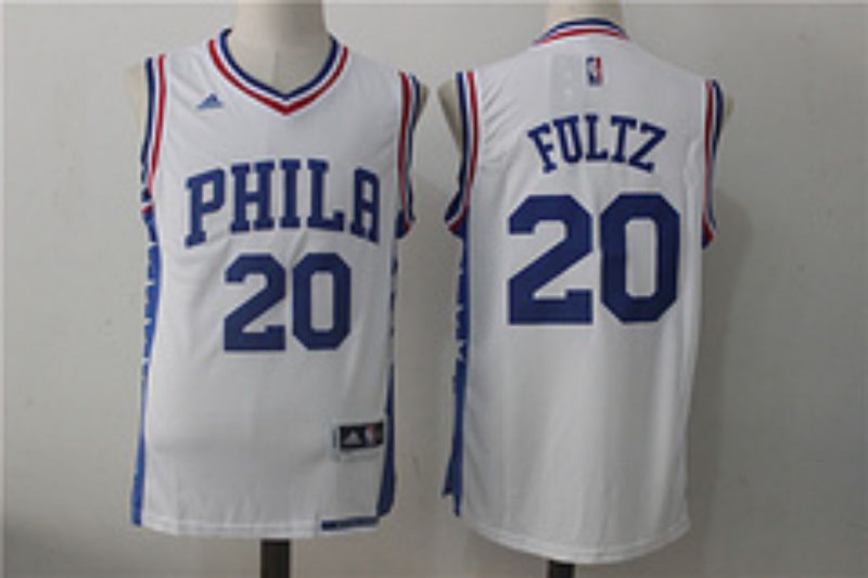 Men Philadelphia 76ers #20 Fultz White NBA Jerseys->golden state warriors->NBA Jersey